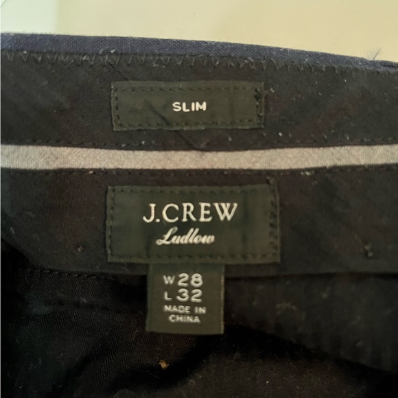 J.Crew navy linen trousers, by Baird McNutt, size 28 - Picture 5 of 5